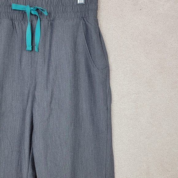 Figs Graphite Gray Zamora High Waisted Petite Joggers Scrub Pants Sz XSP - Picture 5 of 12